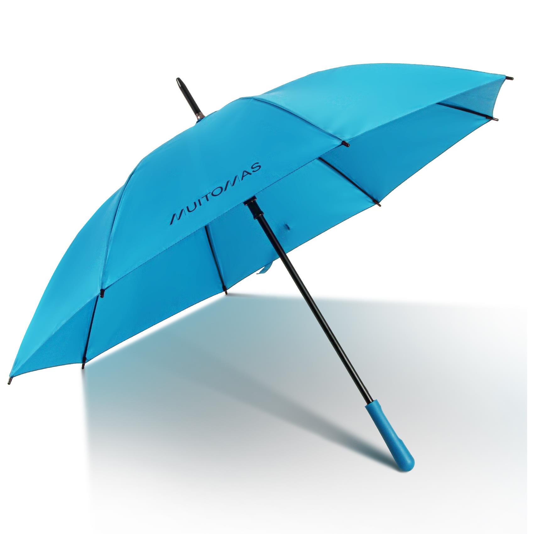 Muitomas – Guarda-chuva com cabo direito azul | UMBRSTRAIGHTBL
