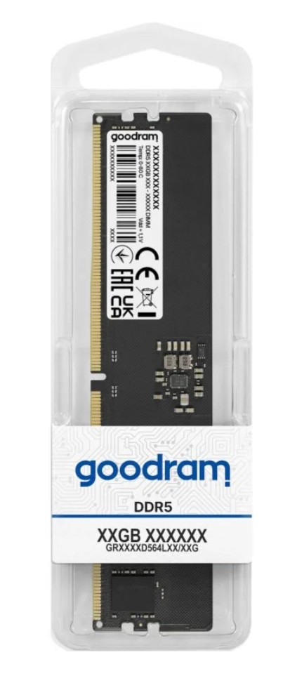MEMÓRIA RAMM GOODRAMM SODIMM DDR5 8GB 5600MHz CL46 SR DIMM GR5600D564L46S/8G