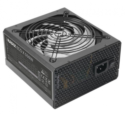 FONTE ALIMENTAÇÃO TACENS PSU RADIX ECO X 550W 87 EF DC-DC 14CM 1RECOX550