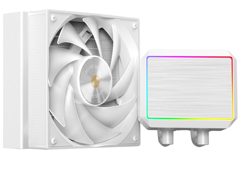 WATERCOOLING MARS GAMING ML-PROII120 300W TDP COPPER-CORE FAN FRGB WHITE MLPROII120W