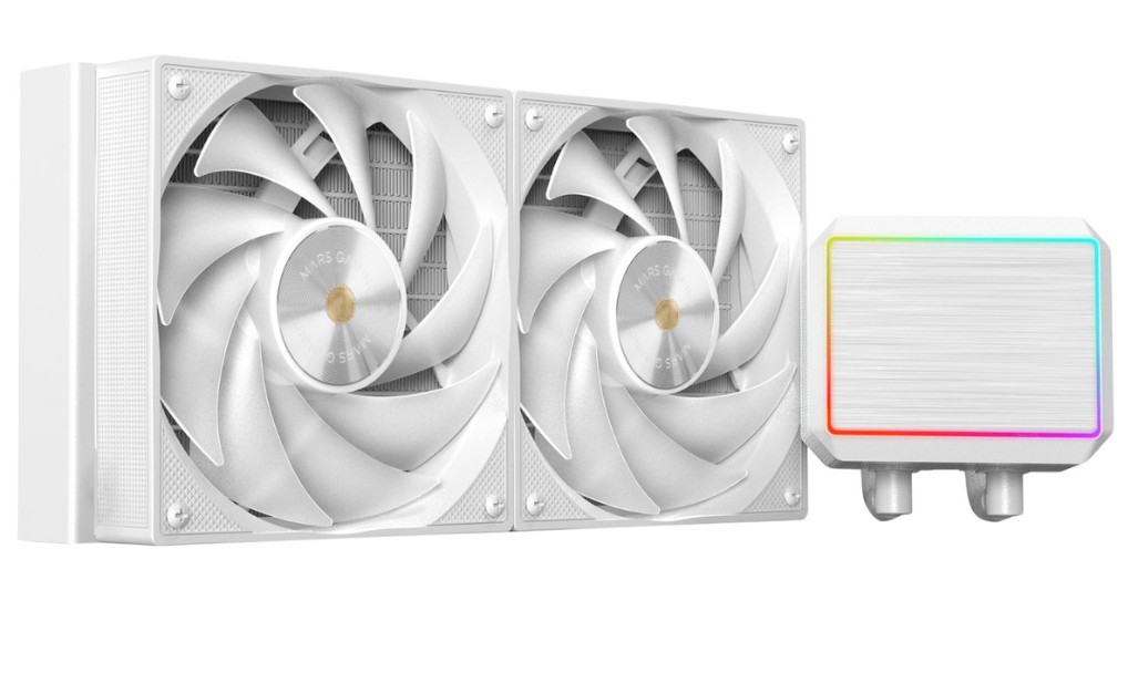 WATERCOOLING MARS GAMING ML-PROII240 450W TDP 2X COPPER-CORE FAN FRGB WHITE MLPROII240W