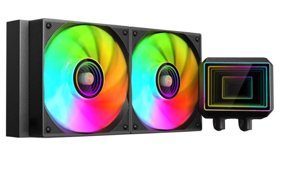 WATERCOOLING MARS GAMING ML-TWO240 ARGB INFINITY 450W TDP COPPER-CORE BLACK MLTWO240