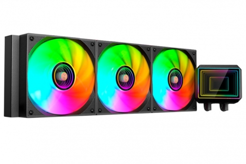 WATERCOOLING MARS GAMING ML-TWO360 ARGB INFINIT 600W TDP COPPER-CORE BLACK MLTWO360