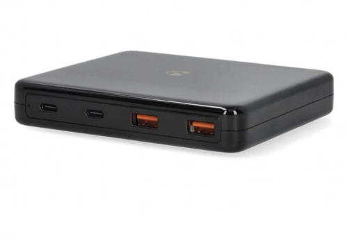 CARREGADOR DE MESA NEDIS DCGPD65W100BK 60W USB-A USB-C