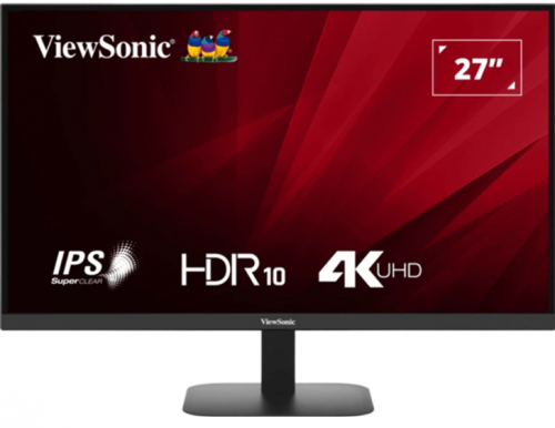 MONITOR ViewSonic de 27" 4K UHD HDR 10 VA2708-4K-HD