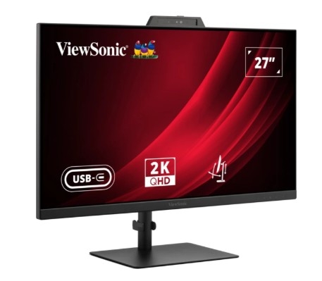 Monitor ViewSonic VG2741V-2K videoconferência USB-C QHD de 27" webcam 