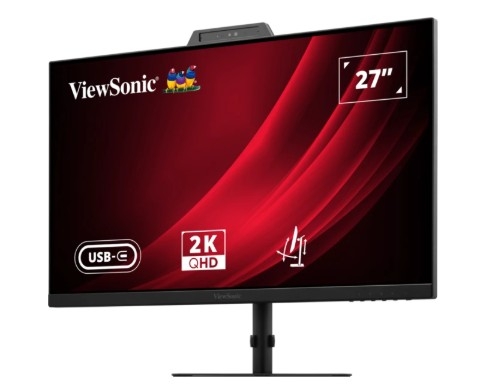Monitor ViewSonic VG2741V-2K videoconferência USB-C QHD de 27" webcam 