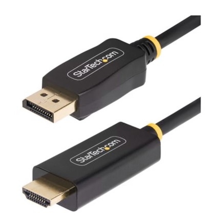 Cabo adaptador DisplayPort macho para HDMI macho 4 m Startech 4M-DP-HDMI-4K60-HDR