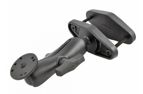 RAM 4" SQUARE RAIL MOUNT ROUND BASE | RAM-101U-247-4