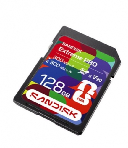 Cartão de memória flash 128 GB SDXC UHS-II SanDisk Extreme PRO, SDSDXDM-128G-GN4IH