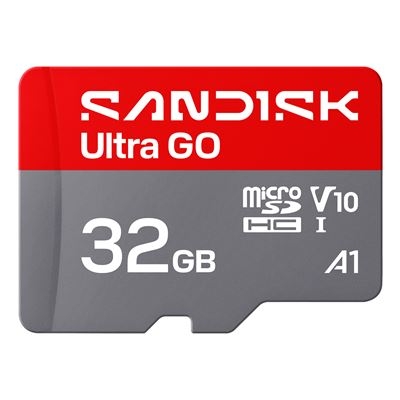 Cartão de Memória SanDisk Ultra GO MicroSD UHS-I 32GB 120MB/s R