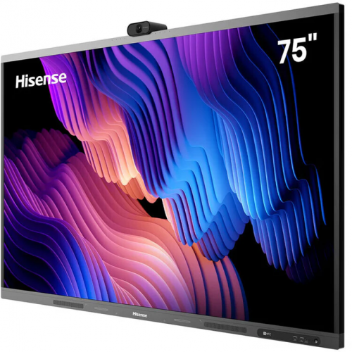 HISENSE MONITOR 75" 4K UHD D-LED 400CD TOUCH 55 POINTS ANDROID 13 WEBCAM 75WM6FE
