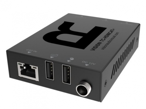 Transmissor e recetor extensão de KVM / áudio HDMI, USB VISION TC-HDMICAT+