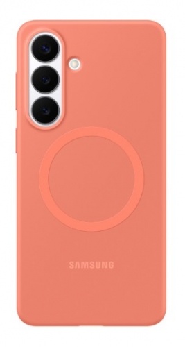 Capa magnética de silicone para Samsung Galaxy S26+ Vermelho Coral , EF-ES947COEGWW