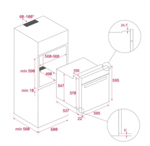 Forno TEKA HLB 84-VG EASY STEAM - DE2