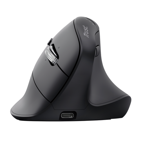 Rato Wireless TRUST Vertical Vyran Preto - 26107