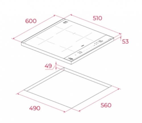 Placa Indução TEKA IBF 64-VG FST-DE2 Maestro