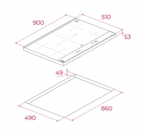 Placa Indução TEKA IBF 95-VG FST-DE2