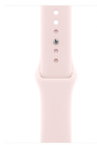 Fita para relógio inteligente 42mm tamanho S/M rosa suave Apple MHY84ZM/A