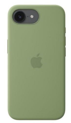 Capa telemóvel compatibilidade MagSafe silicone musgo claro para iPhone 17e Apple MHWF4ZM/A