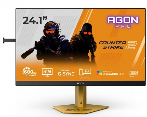 MONITOR AOC VA 24.1" FHD 0.5MS 610HZ HDMI DP USB HAS CS24A COUNTER STRIKE 2 CS24A