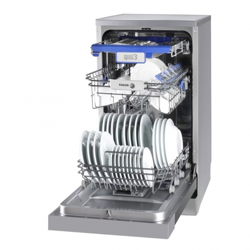 Máquina de Lavar Loiça Fagor 4LVF-435ADX – 45 cm, 10 Talheres, Inox