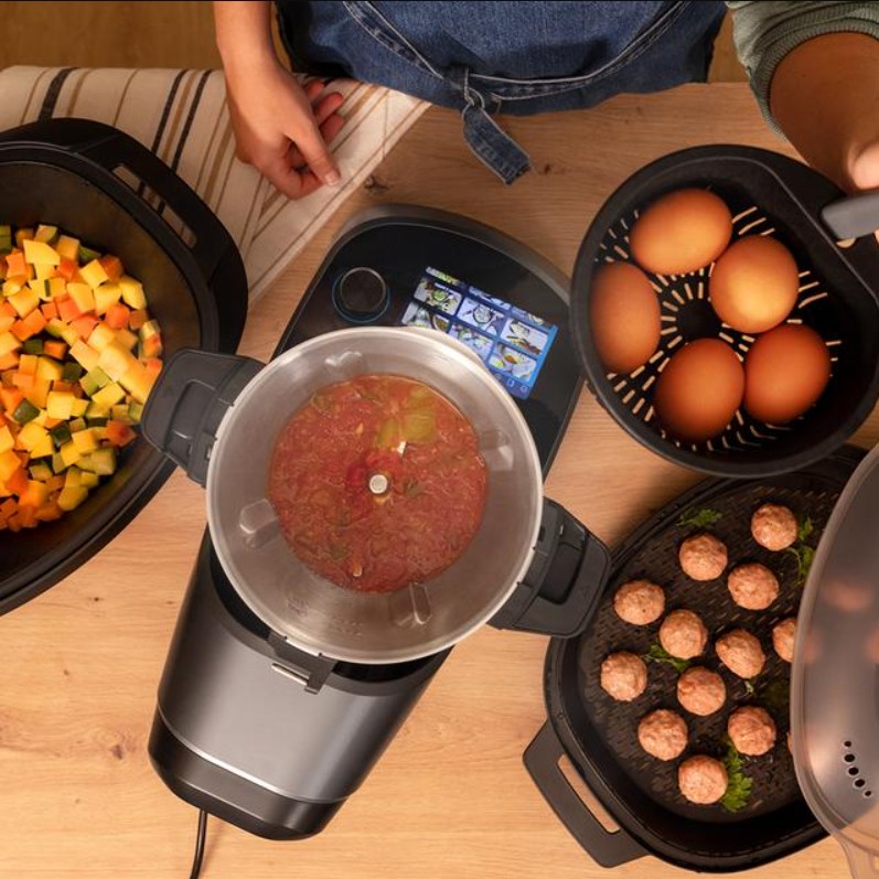 Robô de Cozinha Multifuncional Cecotec Mambo Touch 1600 W 3,3 L, 37 Funções