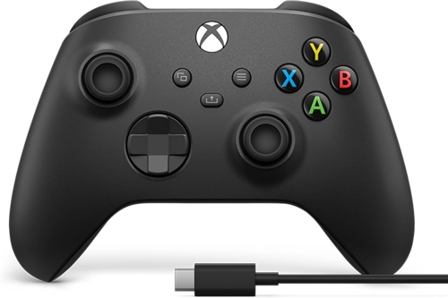 Comando Microsoft Sem Fios Carbon Black Xbox/PC - EP2-29944