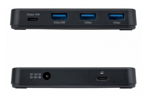 Hub USB StarTech 311UE-USB-HUB – 4 Portas, USB 3.2 Gen 1, USB-C + 3 × USB-A, Alimentação Externa 36 W