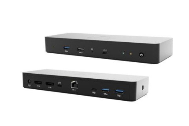 Base & Duplicador de Portas i-tec TB4INTGDUAL4KDOCPD Preto