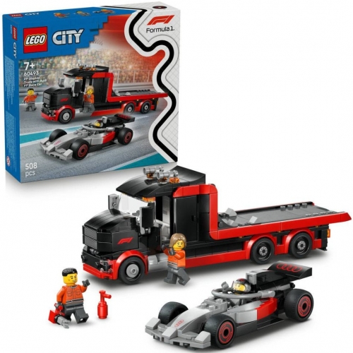 LEGO - Camião de Exposição de F1 com Carro de Corrida de F1 Audi 60493