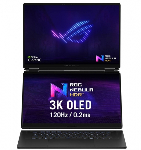 PORTÁTIL ASUS ROG ZEPHYRUS DUO GX651AX 2x 16" INTEL CORE ULTRA 9 386H 64GB 2TB NVIDIA RTX 5090 WINDOWS 11 HOME - 90NR0NT2-M005N0