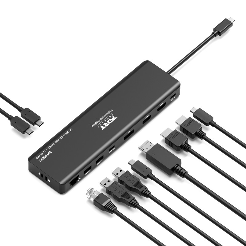 Port Designs Docking Station Mobile 1 X 4K USB-C 9 in 1 100W