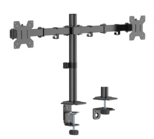 SUPORTE DE SECRETÁRIA EQUIP ERGO 650176 – DUAL MONITOR DESK MOUNT – 17" A 32"
