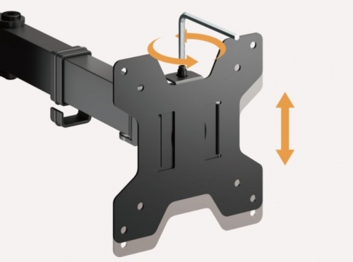SUPORTE DE SECRETÁRIA EQUIP ERGO 650176 – DUAL MONITOR DESK MOUNT – 17" A 32"