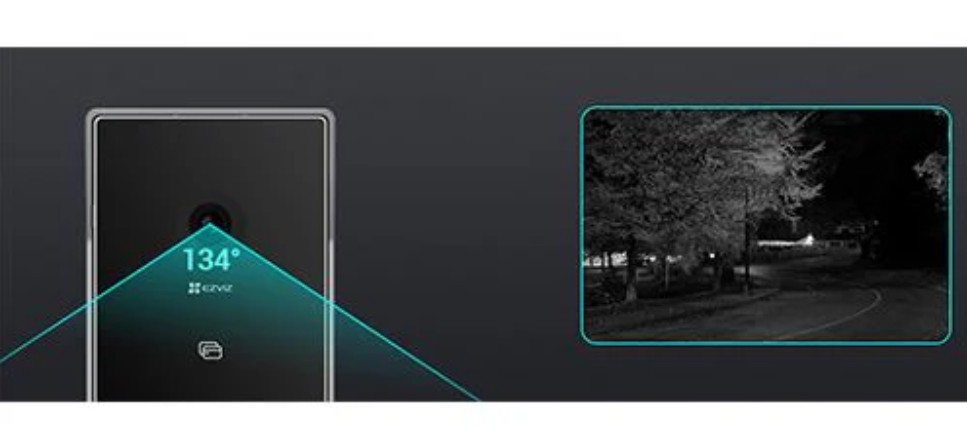 Vídeo Porteiro Wi-Fi Ezviz HP7 2K , 318500239