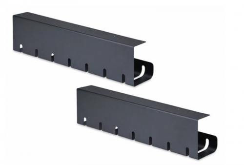 Bandeja de Gestão de Cabos para Secretária StarTech S2MB-DESK-CABLE-TRAY – 2 Unidades, 530 mm, Aço, Preto