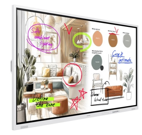 TV FLIP PRO 75" SAMSUNG INTERACTIVO DIGITAL LH75WMFWLGCXEN