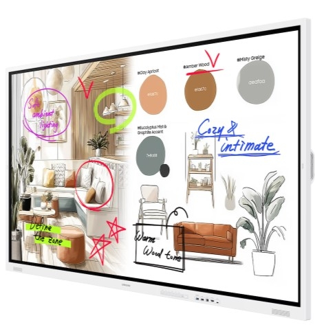 TV FLIP PRO 75" SAMSUNG INTERACTIVO DIGITAL LH75WMFWLGCXEN