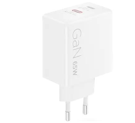 Lenovo Carregador USB-C Dual GaN 65W Branco | G0A6065WEU