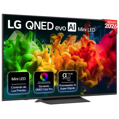 Smart TV LG QNED AI QNED80 4K de 55 polegadas 2024