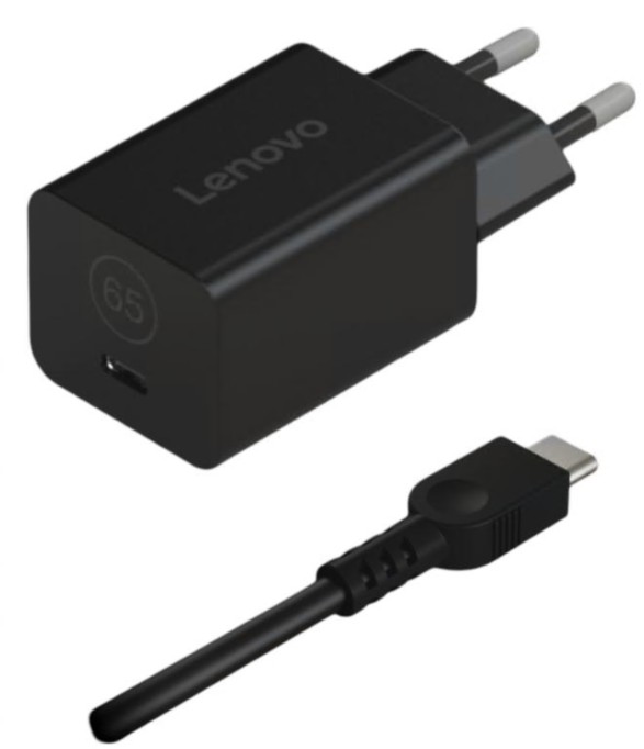 Adaptador Corrente LENOVO GaN Nano 65W , 40AWGN65EU