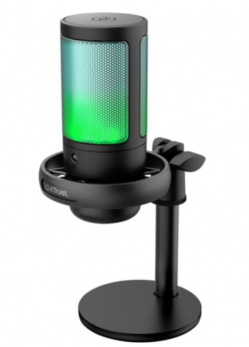 Microfone USB Gaming Trust GXT 238 Auron Illuminated – Preto (26081)