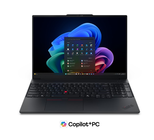 Portátil Lenovo ThinkPad E16 (Gen4) Copilot PC+ 16" Ultra 5 325 16GB SSD 512GB Intel Graphics W11 Pro Preto , 21YC0007PG