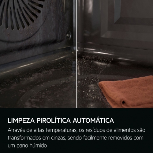 Forno multifunções Série 5000 SurroundCook com EXPlore AEG OU5PB43PM 60CM