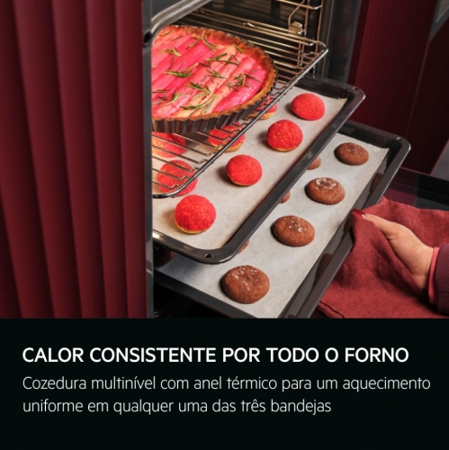 Forno multifunções Série 5000 SurroundCook com EXPlore AEG OU5PB43PM 60CM