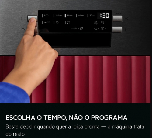 Máquina de Lavar Loiça Encastre AEG GT6200B2SNM - 60 cm, 14 Talheres, Classe B, Motor Inverter e Tecnologia SatelliteClean®