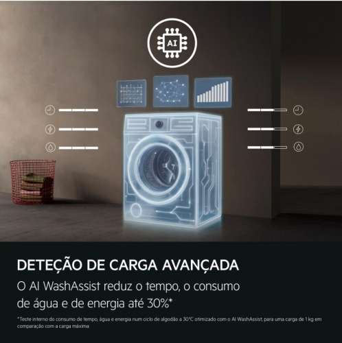 MÁQUINA DE LAVAR ROUPA AEG LFE6D94O4B 9KG 1400RPM 60CM