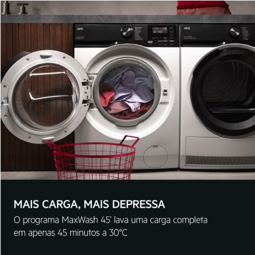 MÁQUINA DE LAVAR ROUPA AEG LFE6D94O4B 9KG 1400RPM 60CM