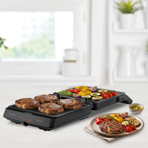 GRELHADOR FLAMA 4586FL PLACAS 2000W HEAT PRO SLIDECONTROL